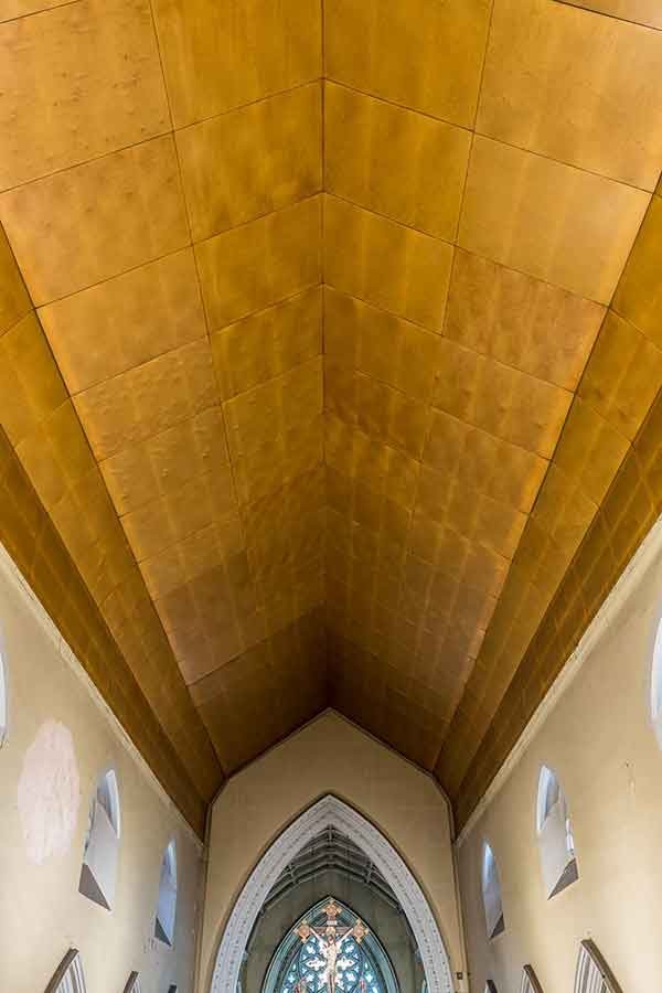 False ceiling added in 1960s renovations
